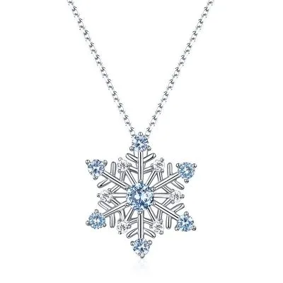 Mặt Dây Chuyền Bạc Nữ Bông Tuyết đính đá CZ LILI 776442 1