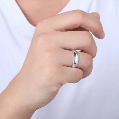 Nhẫn Bạc Trơn Teen Top LILI 194739 11
