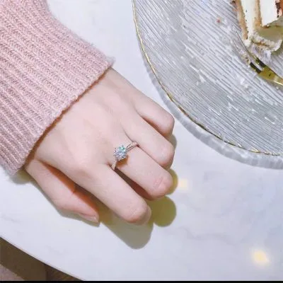Nhẫn Bạc Nữ Mạ Bạch Kim đính đá CZ Filin LILI 422864 12