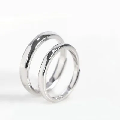 Nhẫn Bạc Nữ Tròn Trơn LILI 783189 1
