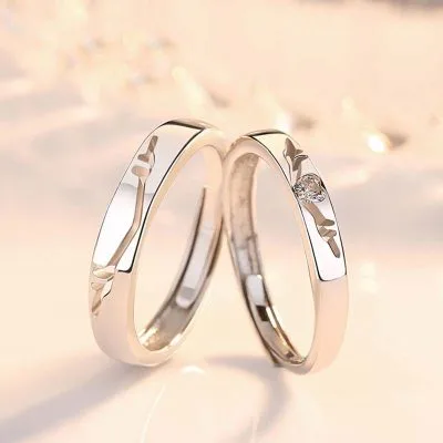 Nhẫn đôi Bạc Couple BFF Tình Yêu Vĩnh Cửu LILI 262338 10
