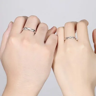 Nhẫn đôi Bạc Couple BFF Tình Yêu Vĩnh Cửu LILI 262338 11