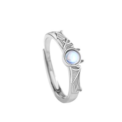 Nhẫn đôi bạc mạ bạch kim thiên thần và ác quỷ Steel Heart LILI_137232_15
