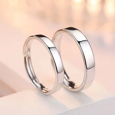 Nhẫn đôi Bạc Trơn Nhẵn LILI 513313 4