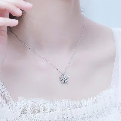 Dây chuyền bạc nữ đính đá CZ bông tuyết LILI_548868_22