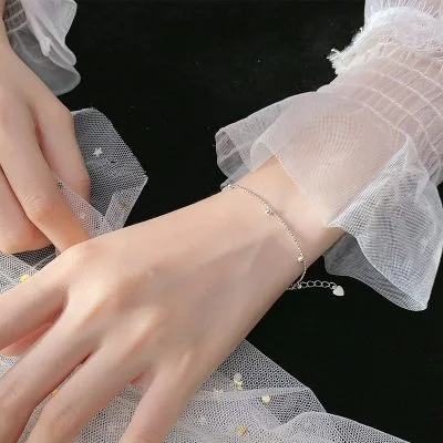 Lắc tay bạc nữ dạng hạt chuông tròn LILI_669664_3