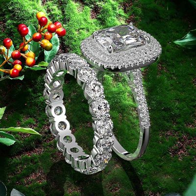 Nhẫn bạc nữ dạng đính đá Carbon tổng hợp cao cấp Maris LILI_764374_6