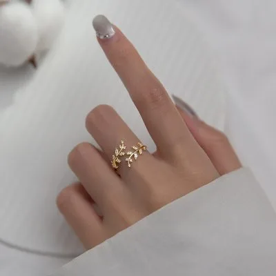 Nhẫn bạc nữ đính đá CZ vòng nguyệt quế LILI_642935_2