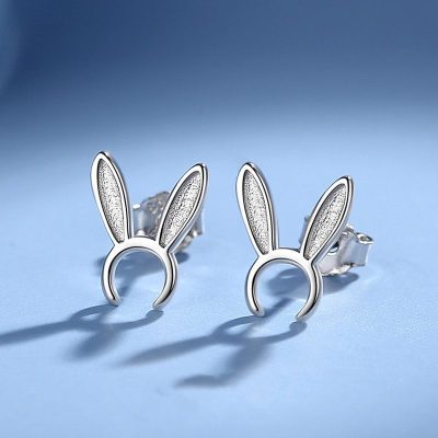 Bông tai bạc nữ hình tai thỏ Bunny Style LILI_544555_1