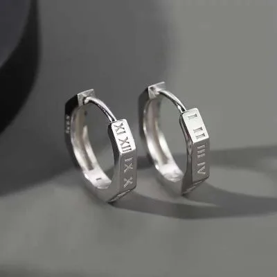 Bông tai bạc unisex nữ nam Century LILI_982283_4