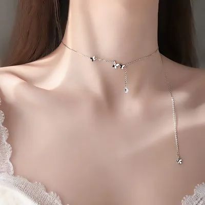 Dây chuyền bạc nữ đính pha lê CZ bướm xinh LILI_668226_3