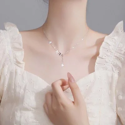 Dây chuyền bạc nữ đính pha lê CZ bướm xinh LILI_668226_6