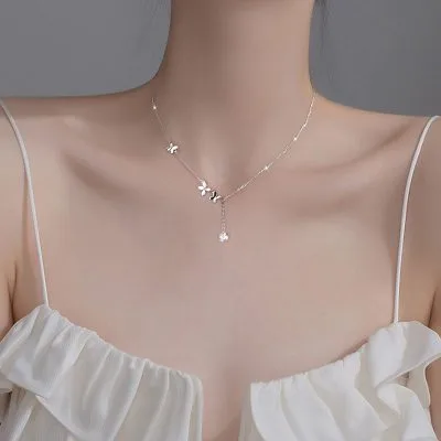 Dây chuyền bạc nữ đính pha lê CZ bướm xinh LILI_668226_7