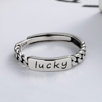 Nhẫn bạc nữ may mắn Lucky Day LILI_791795_3