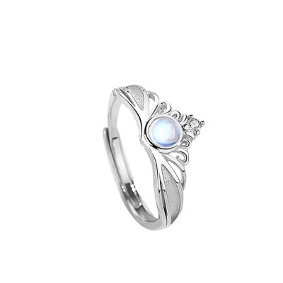 Nhẫn đôi bạc đính đá CZ hoàng tử công chúa Jerome LILI_954717_7