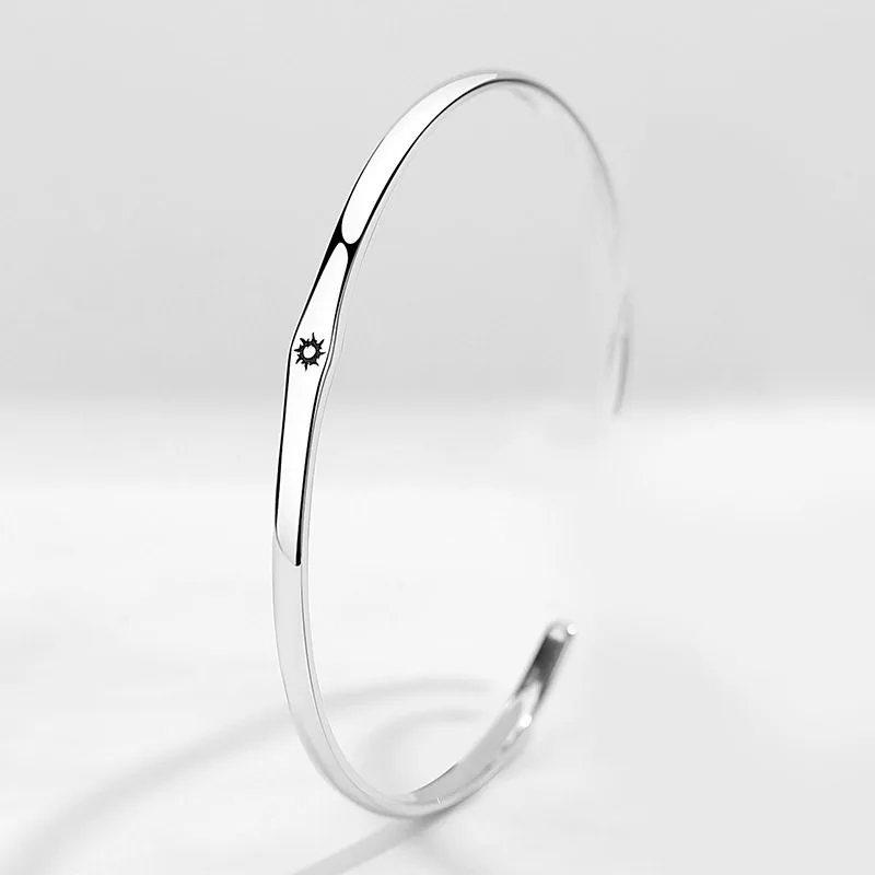Vòng Tay Bạc Cặp đôi Tình Yêu Sun And Moon LILI 836993 5