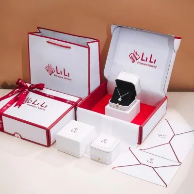 Dây Chuyền Bạc Nữ đính Kim Cương Moissanite Tròn Cách điệu LILI 413898 11