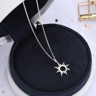 Dây Chuyền Bạc Nữ Hình ông Mặt Trời The Sun LILI 474689 9