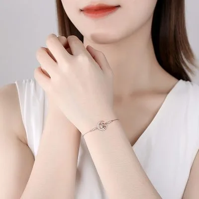 Lắc Tay Bạc Nữ đính đá CZ Hoàng Tử Gió LILI 466318 4