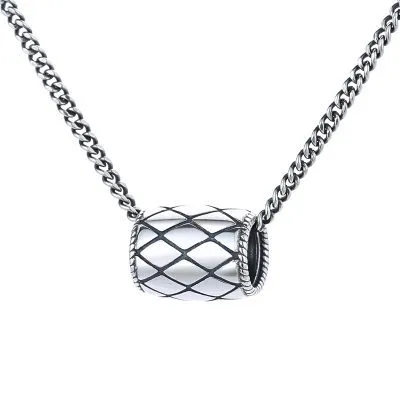 Mặt Dây Chuyền Bạc Thái Nữ Hình Trụ Cách điệu Ciara LILI 159548 5