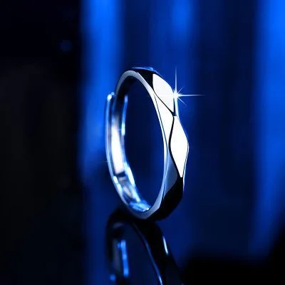 Nhẫn Cặp đôi Bạc đính Kim Cương Moissanite Theophilus LILI 672438 3