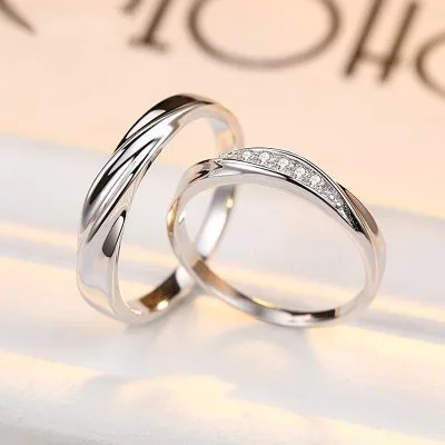 Nhẫn đôi Bạc Khắc Tên Chữ Theo Yêu Cầu BFF Couple Ciu LILI 811557 30