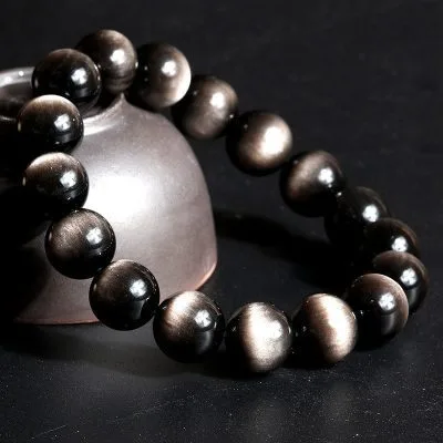 Vòng Tay đá Obsidian 7A Nữ Nam LILI 177539 1