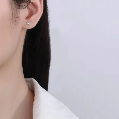 Bộ Sưu Tập Khuyên Tai Bạc Nữ Chrome Hearts LILI 133492 12
