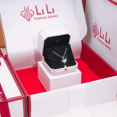 Dây Chuyền Bạc Nữ đính đá CZ Hình Trái Tim Heart Of The Sea LILI 413928 11