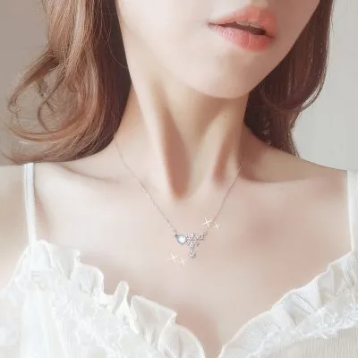 Dây Chuyền Bạc Nữ đính Pha Lê Aurora Charmaine LILI 433691 3