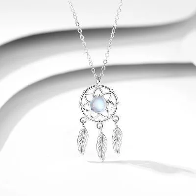 Dây Chuyền Bạc Nữ đính Pha Lê Aurora Dreamcatcher LILI 725915 2