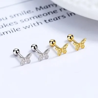Khuyên Tai Bạc Nữ Hình Chú Bướm Xinh Miranda LILI 496735 1
