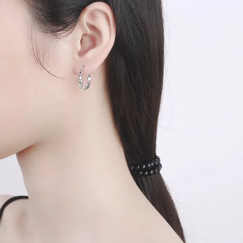 Khuyên Tai Bạc Nữ Tròn Esperanza LILI 546568 4