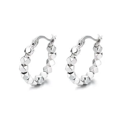 Khuyên Tai Bạc Nữ Tròn Esperanza LILI 546568 5