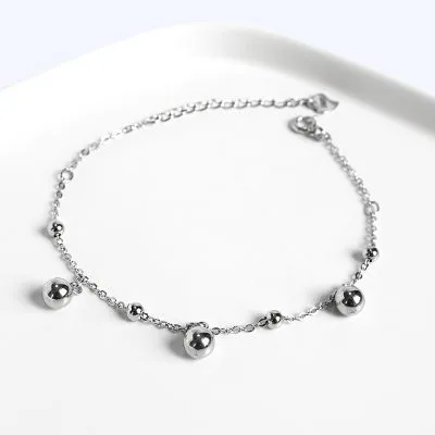 Lắc Tay Bạc Nữ Chuỗi Hạt Tròn Kiera LILI 858896 2