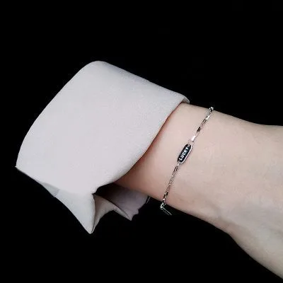 Lắc Tay Bạc Nữ Chuỗi Hộp Lucky LILI 244674 1