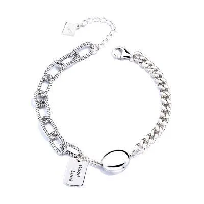 Lắc Tay Bạc Nữ Dạng Chuỗi Cách điệu Good Luck LILI 128668 5