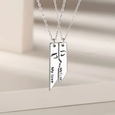Dây Chuyền Bạc đôi Nụ Hôn Ngọt Ngào Neala LILI 325432 1