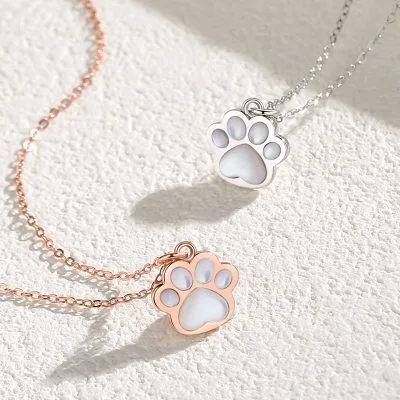 Dây Chuyền Bạc Nữ đính đá CZ Mèo Dễ Thương Love Cat LILI 554693 1