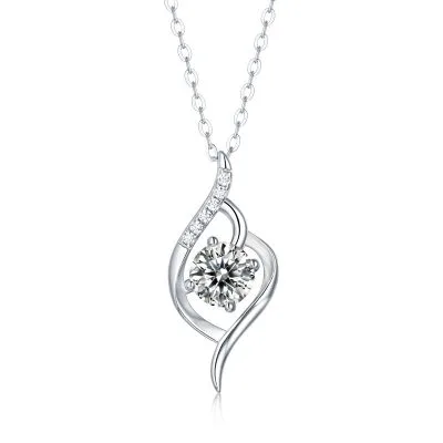 Dây Chuyền Bạc Nữ đính Kim Cương Moissanite Kenelm LILI 282276 2