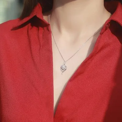Dây Chuyền Bạc Nữ đính Kim Cương Moissanite Kenelm LILI 282276 5