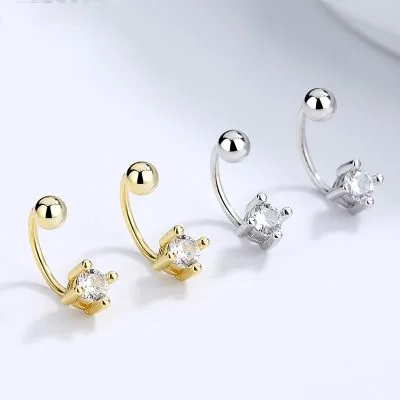 Khuyên Tai Bạc Nữ đính đá CZ Jezebel LILI 873257 1