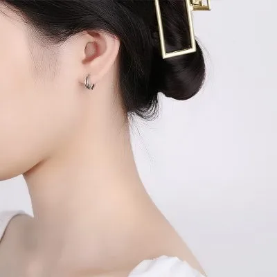 Khuyên Tai Bạc Nữ Tròn Cách điệu Esperanza LILI 265594 3