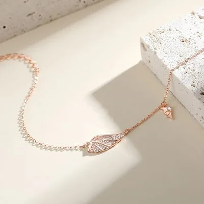 Lắc Tay Bạc Cặp đôi đính đá CZ Thiên Thần Và ác Quỷ LILI 211775 2