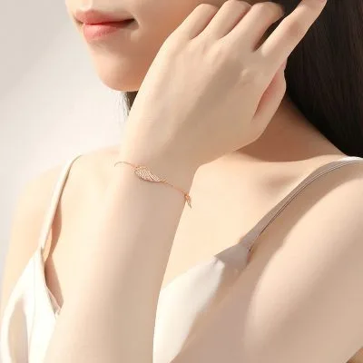 Lắc Tay Bạc Cặp đôi đính đá CZ Thiên Thần Và ác Quỷ LILI 211775 3