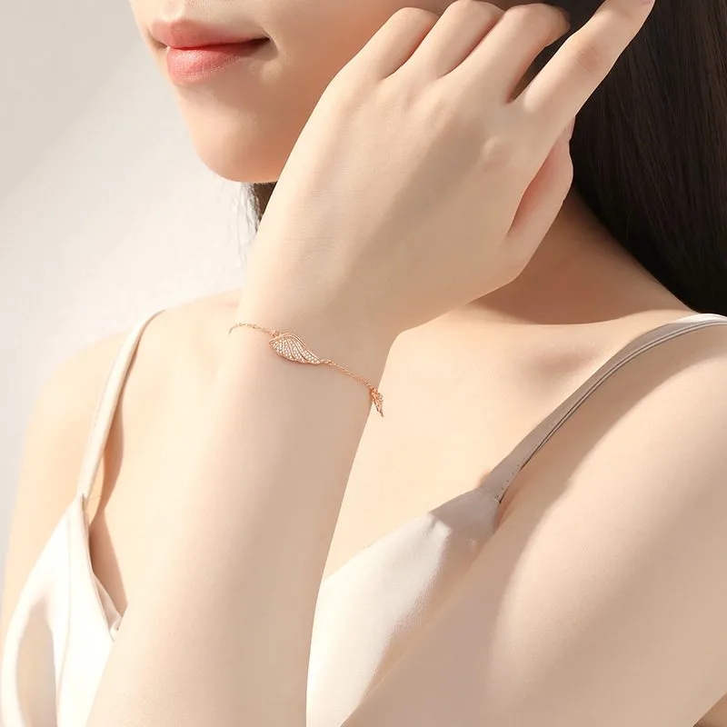 Lắc Tay Bạc Cặp đôi đính đá CZ Thiên Thần Và ác Quỷ LILI 211775 3