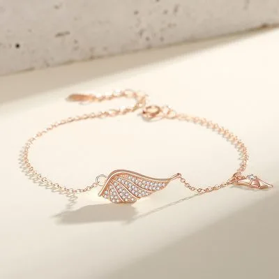 Lắc Tay Bạc Cặp đôi đính đá CZ Thiên Thần Và ác Quỷ LILI 211775 4