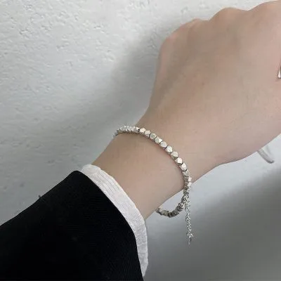 Lắc Tay Bạc Nữ Chuỗi Hạt Aneurin LILI 386298 5