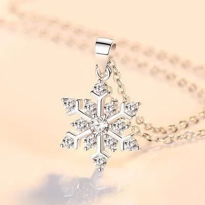Mặt Dây Chuyền Bạc Nữ đính đá CZ Bông Tuyết LILI 238195 30