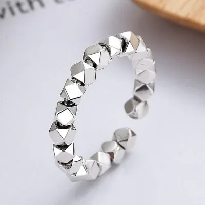 Nhẫn Bạc Nữ Dạng Chuỗi Hạt Bridget LILI 328668 1